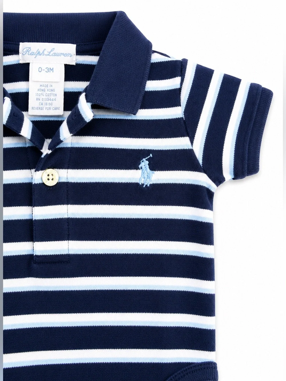 Ralph Lauren Baby Polo Onesies Bundle – 0–3 Months – EUC